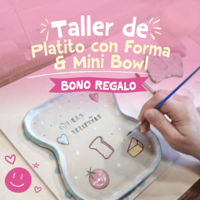 Bono Regalo Taller de Platito + Mini Bowl – 38 €