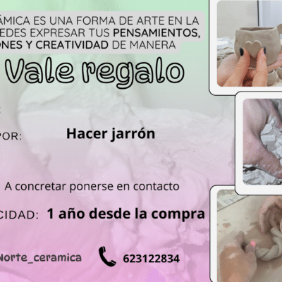 Bono Regalo Taller de Jarrón – 55 €