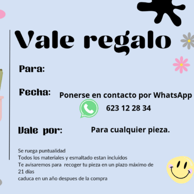 Bono Regalo Pintar Cerámica – 45 €